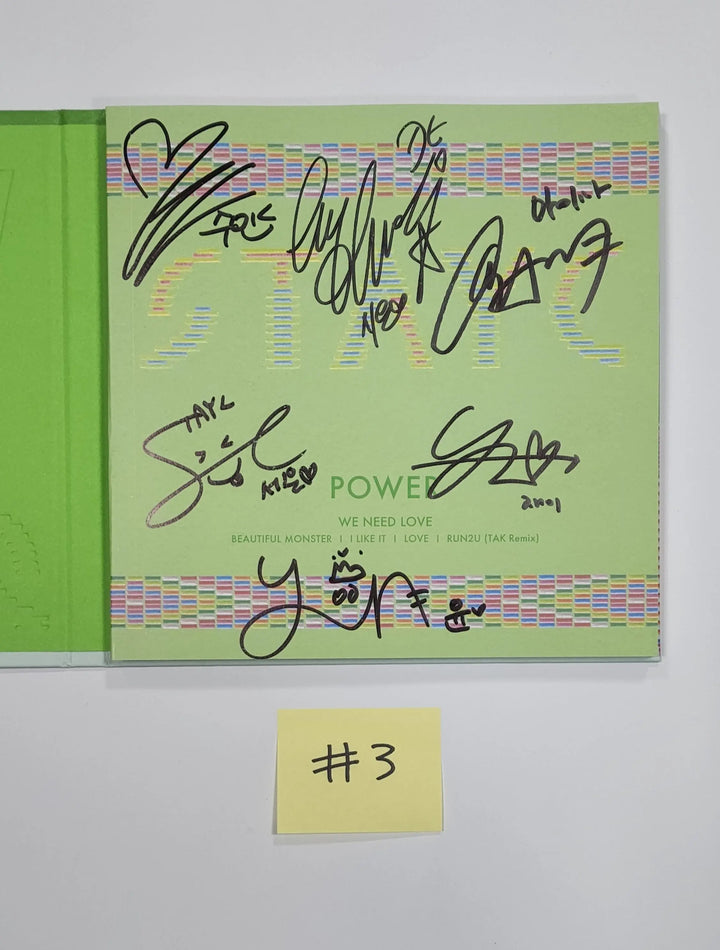 STAYC "WE NEED LOVE" - Hand Autographed(Signed) Promo Album - HALLYUSUPERSTORE