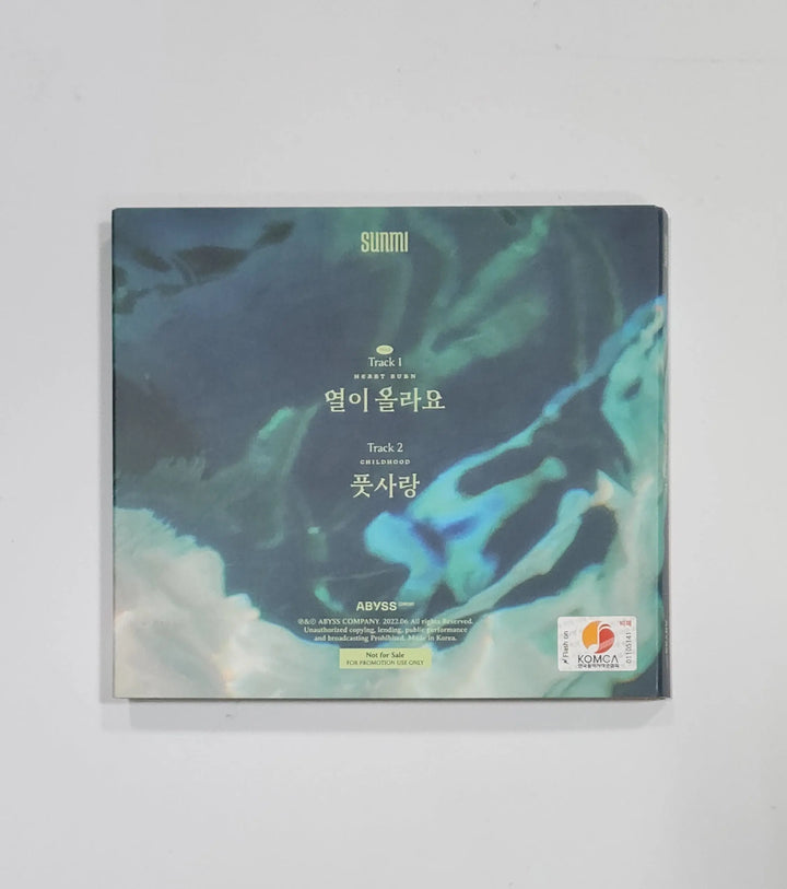 Sunmi - Digital Single "Heart Burn" - Promo Album - HALLYUSUPERSTORE