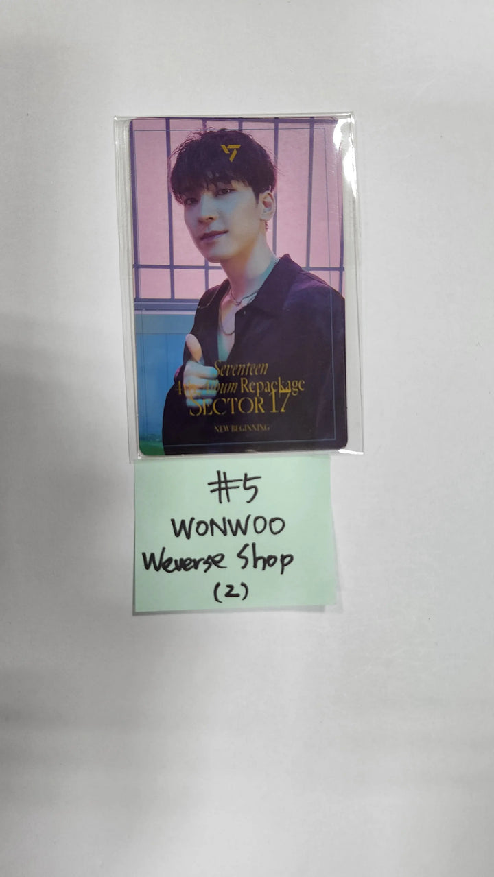 SEVENTEEN 'SECTOR 17' 4th Album Repackage - Weverse Shop Pre-Order Benefit Photocard - HALLYUSUPERSTORE