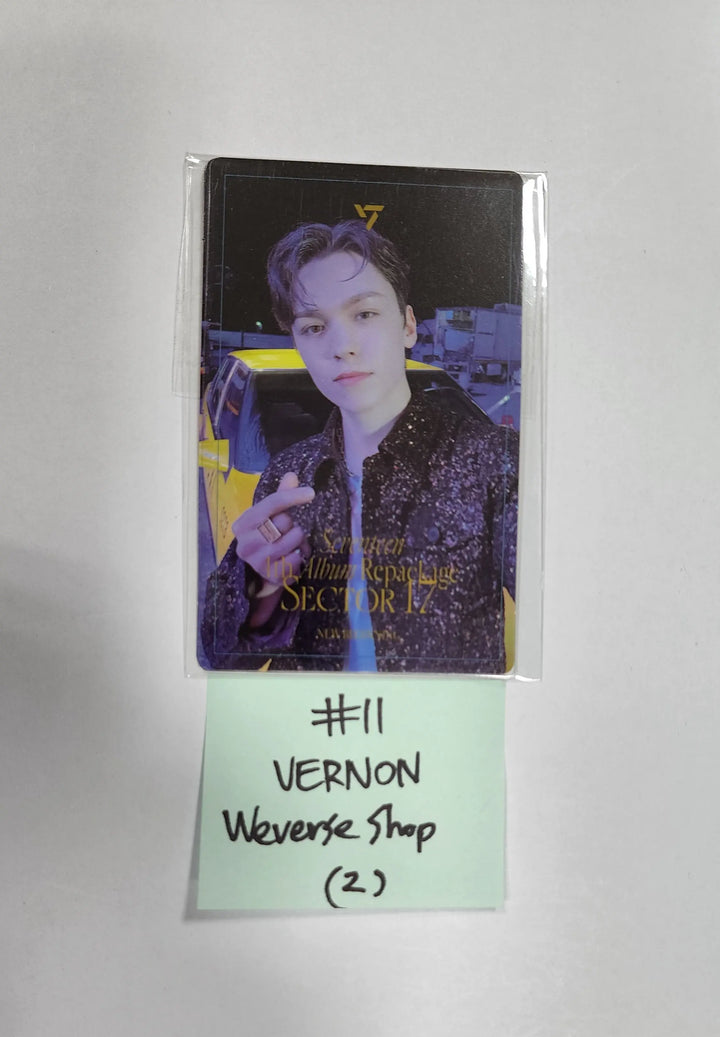 SEVENTEEN 'SECTOR 17' 4th Album Repackage - Weverse Shop Pre-Order Benefit Photocard - HALLYUSUPERSTORE