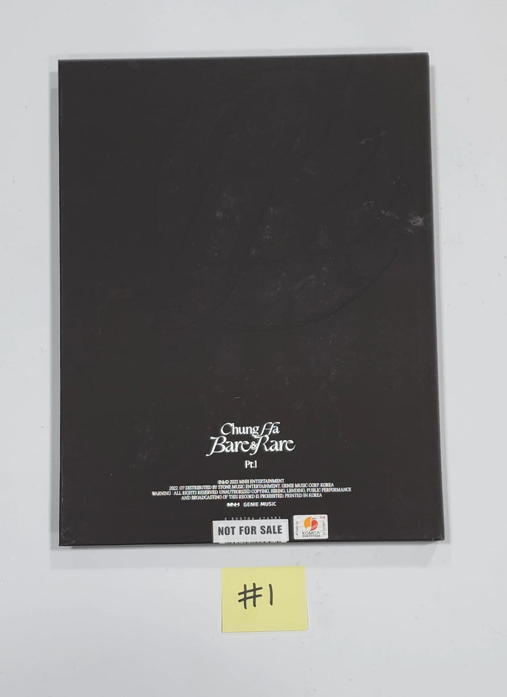 Chung Ha 'Bare&Rare Pt.1' - Hand Autographed(Signed) Promo Album - HALLYUSUPERSTORE