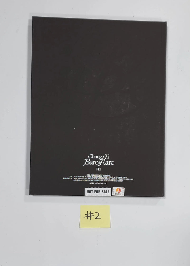Chung Ha 'Bare&Rare Pt.1' - Hand Autographed(Signed) Promo Album - HALLYUSUPERSTORE