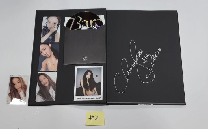 Chung Ha 'Bare&Rare Pt.1' - Hand Autographed(Signed) Promo Album - HALLYUSUPERSTORE