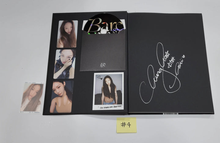 Chung Ha 'Bare&Rare Pt.1' - Hand Autographed(Signed) Promo Album - HALLYUSUPERSTORE