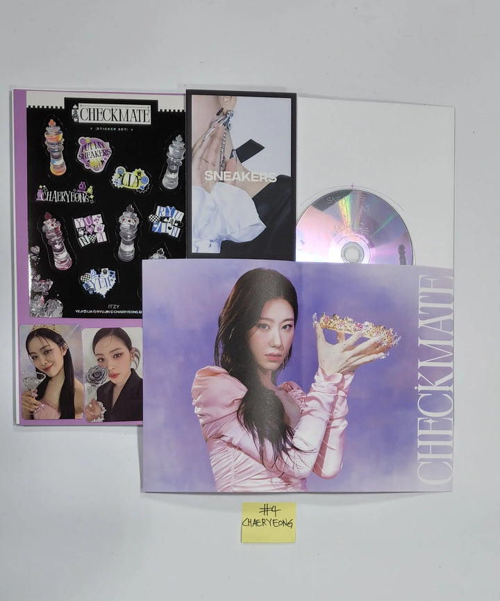Itzy 'CHECKMATE' - Hand Autographed(Signed) Promo Album - HALLYUSUPERSTORE