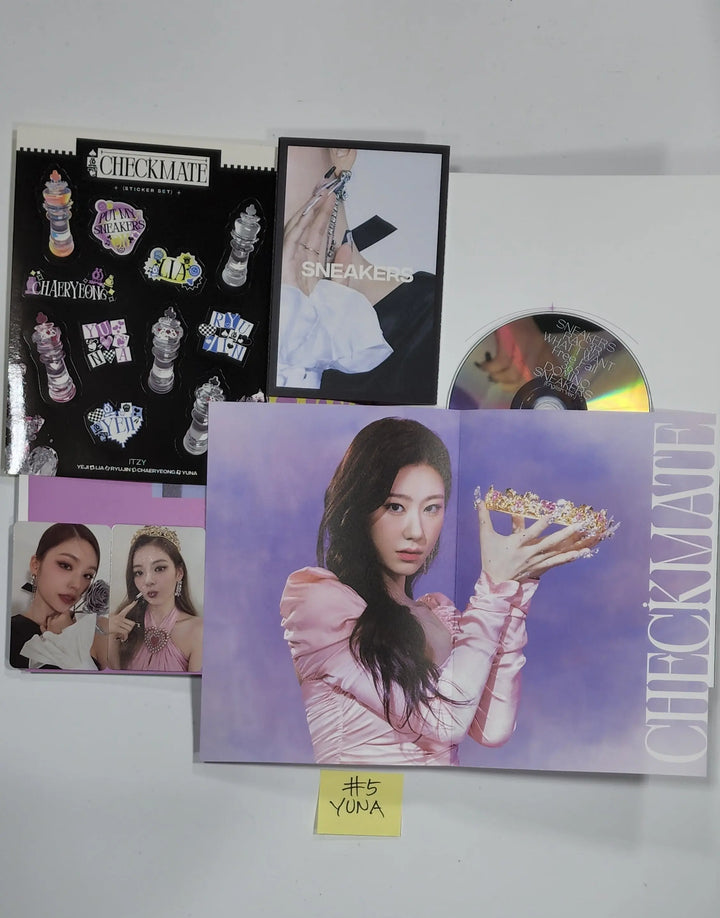 Itzy 'CHECKMATE' - Hand Autographed(Signed) Promo Album - HALLYUSUPERSTORE
