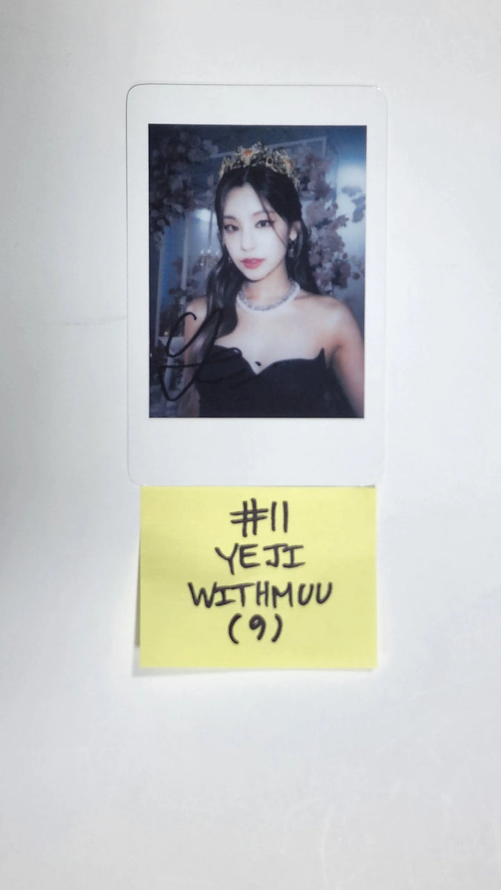 ITZY 'CHECKMATE' - Withmuu Lucky Draw Event PVC Photocard, Polaroid Type Photocard - HALLYUSUPERSTORE