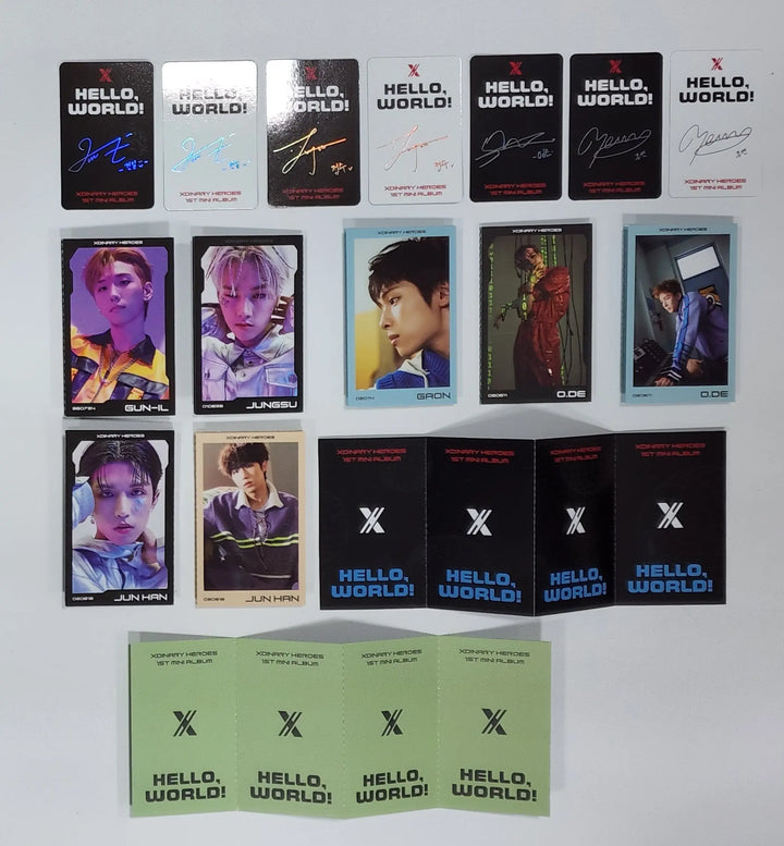 Xdinary Heroes "Hello, world!" - Official Photocard, Folding Photocard - HALLYUSUPERSTORE