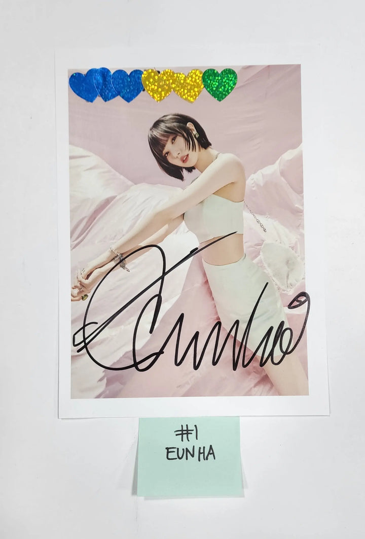 VIVIZ "Summer Vibe" - A Cut Page From Fansign Event Albums - HALLYUSUPERSTORE