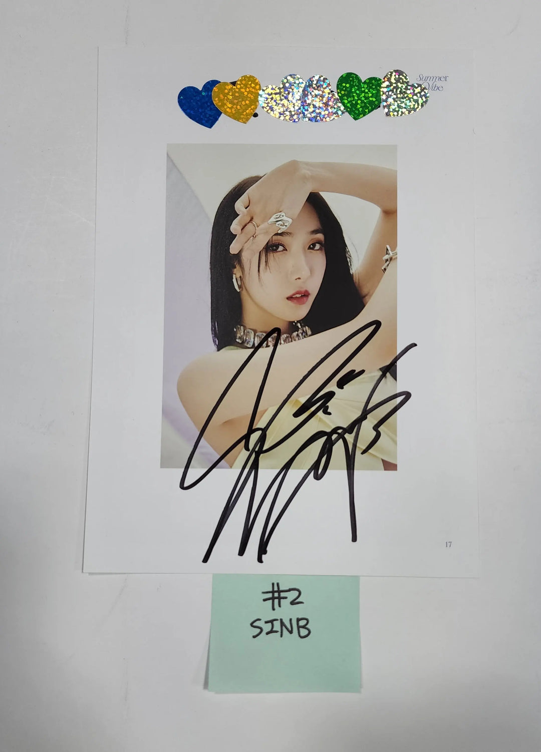 VIVIZ "Summer Vibe" - A Cut Page From Fansign Event Albums - HALLYUSUPERSTORE