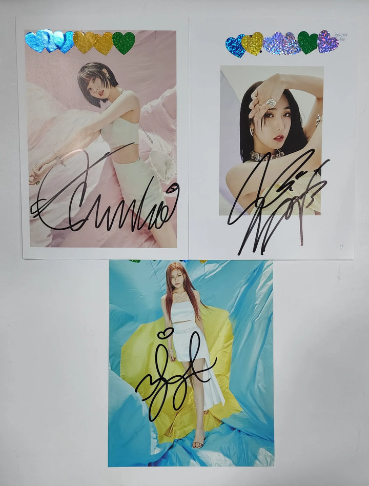 VIVIZ "Summer Vibe" - A Cut Page From Fansign Event Albums - HALLYUSUPERSTORE