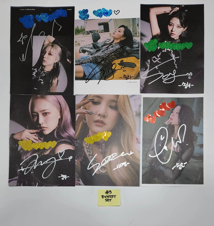 BVNDIT - A Cut Page From Fansign Event Albums Set (6EA) - HALLYUSUPERSTORE