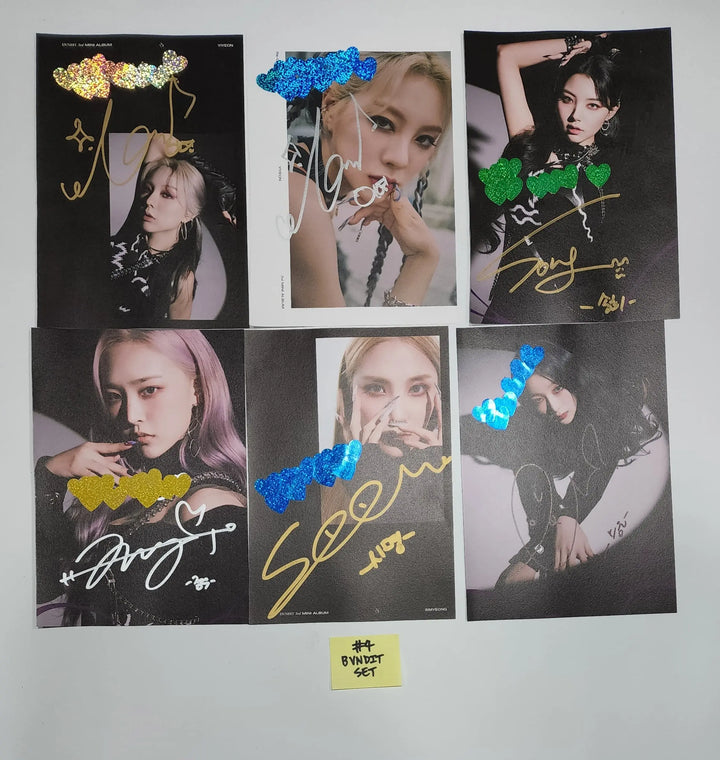 BVNDIT - A Cut Page From Fansign Event Albums Set (6EA) - HALLYUSUPERSTORE