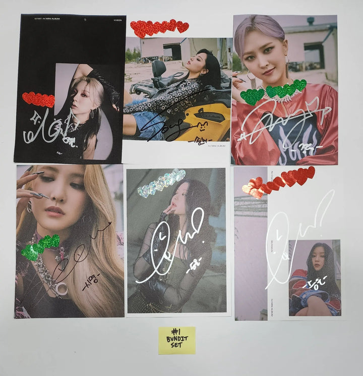 BVNDIT - A Cut Page From Fansign Event Albums Set (6EA) - HALLYUSUPERSTORE