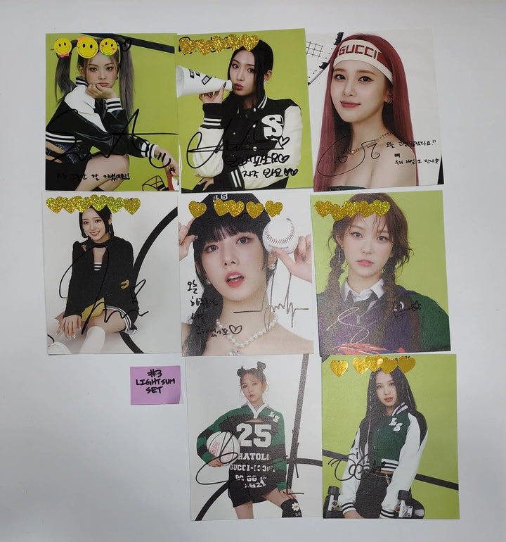 Lightsum - A Cut Page From Fansign Event Albums Set (7EA) - HALLYUSUPERSTORE