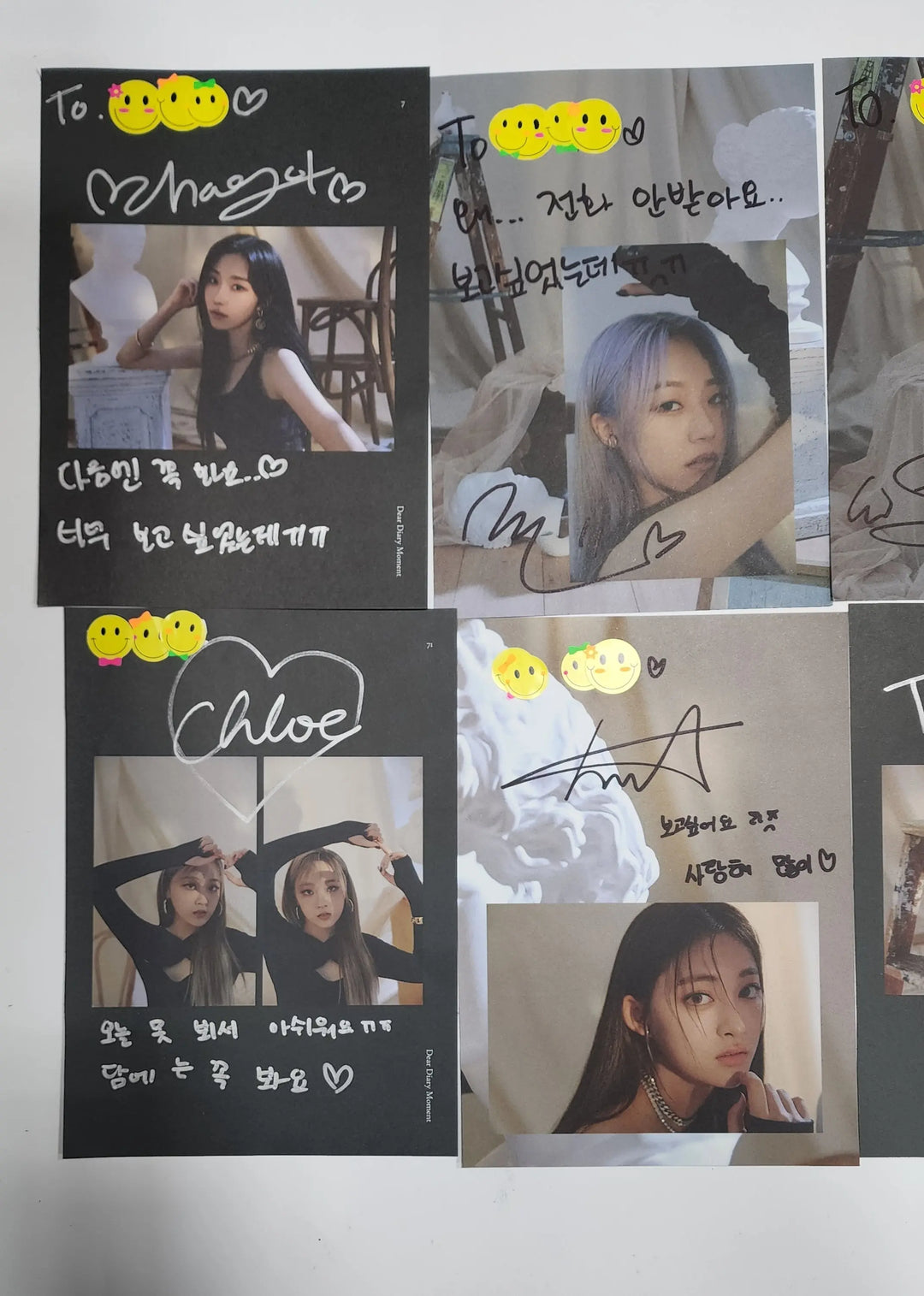 Cignature - A Cut Page From Fansign Event Albums Set (7EA) - HALLYUSUPERSTORE