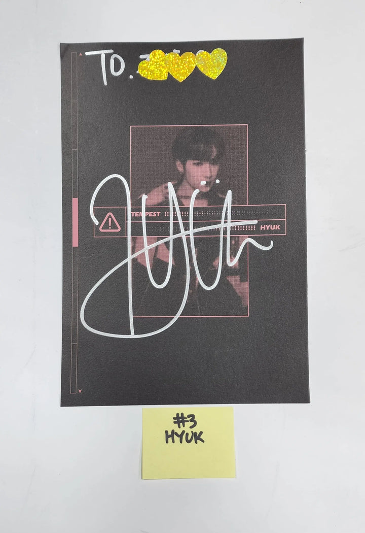 Tempest - A Cut Page From Fansign Event Albums - HALLYUSUPERSTORE