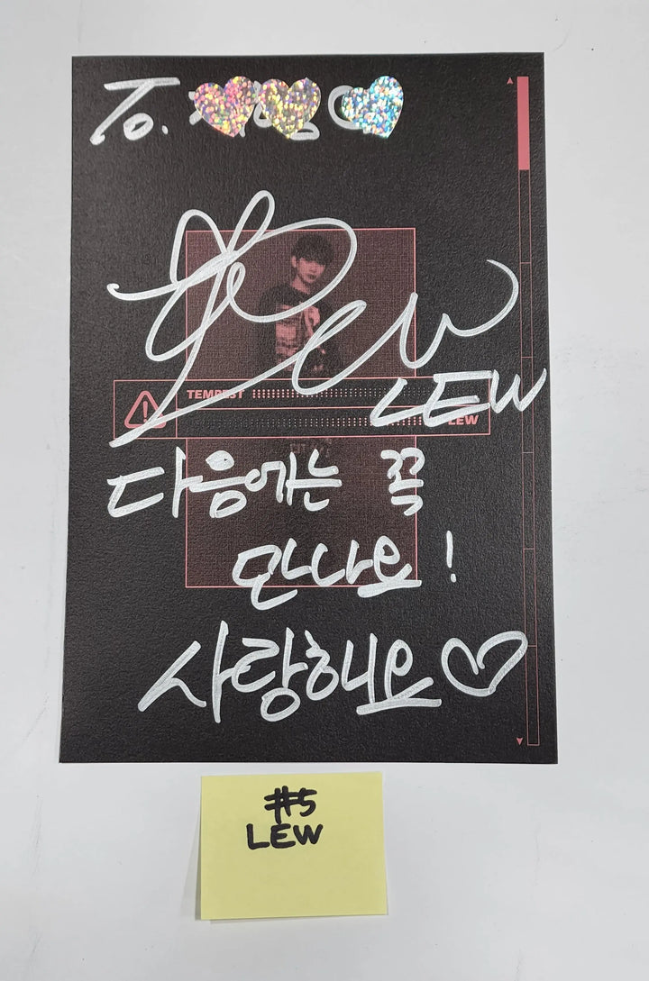 Tempest - A Cut Page From Fansign Event Albums - HALLYUSUPERSTORE