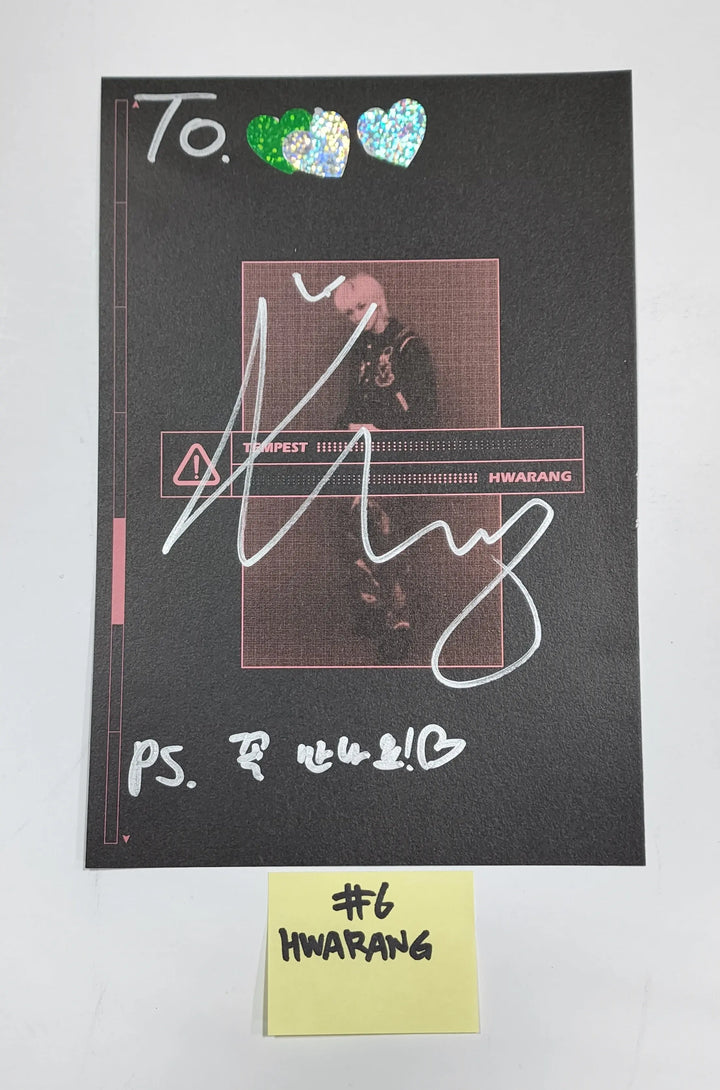 Tempest - A Cut Page From Fansign Event Albums - HALLYUSUPERSTORE