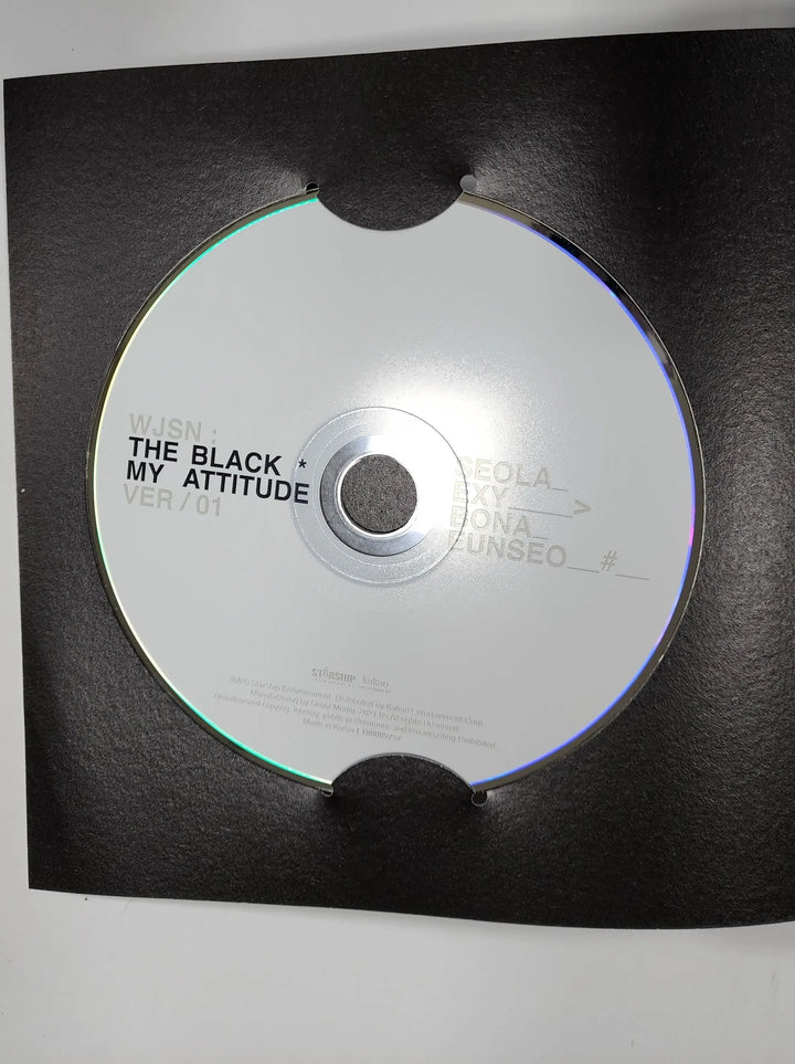 WJSN The Black "MY ATTITUDE" - Hand Autographed(Signed) Promo Album (Non-Photocard) - HALLYUSUPERSTORE