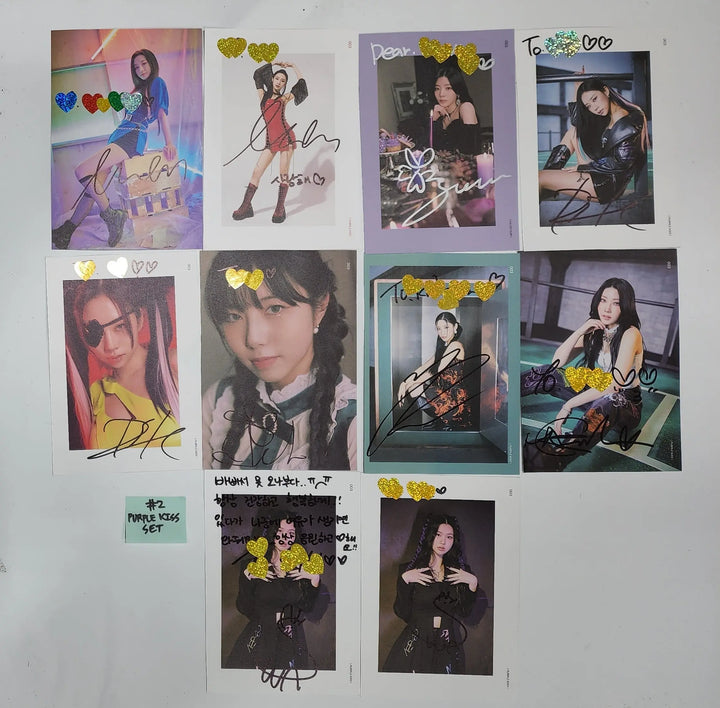 Purple Kiss - A Cut Page From Fansign Event Albums Set (10EA) - HALLYUSUPERSTORE