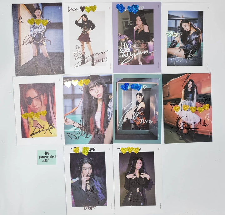 Purple Kiss - A Cut Page From Fansign Event Albums Set (10EA) - HALLYUSUPERSTORE