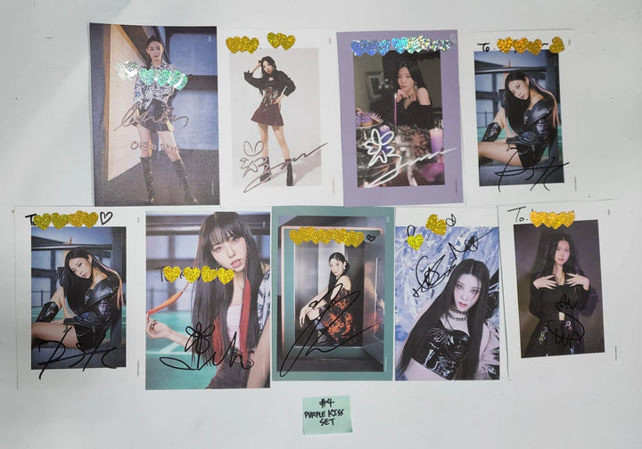 Purple Kiss - A Cut Page From Fansign Event Albums Set (10EA) - HALLYUSUPERSTORE