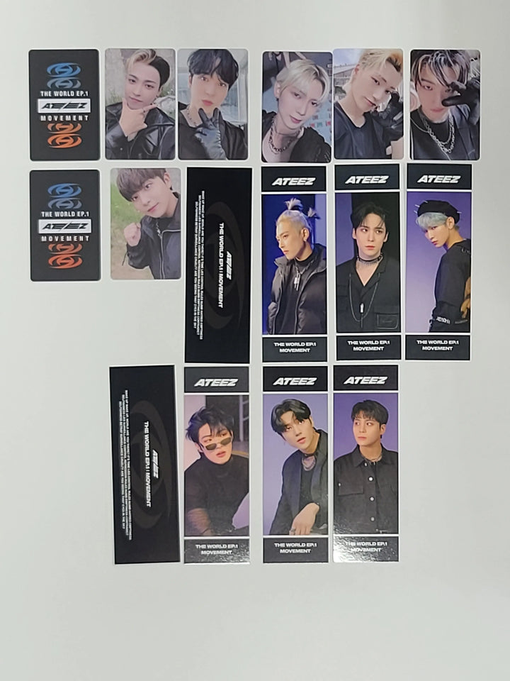 Ateez "The World Ep.1 - MOVEMENT" - Soundwave LuckyDraw Round 2 + Bookmark - HALLYUSUPERSTORE