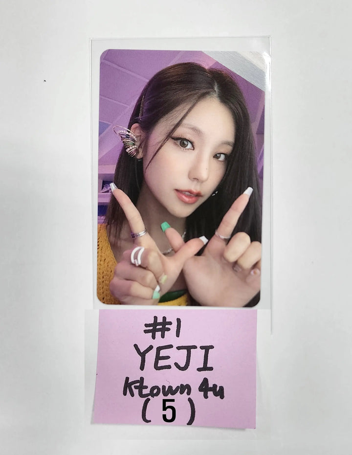 ITZY 'CHECKMATE' - Ktown4U Fan Sign Event PhotoCard - HALLYUSUPERSTORE