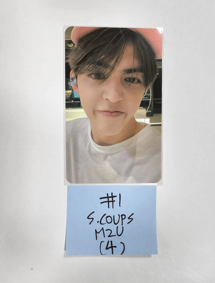SEVENTEEN 'SECTOR 17' 4th Album Repackage - M2U Lucky Draw Event Slim PVC Photocard Round 2 - HALLYUSUPERSTORE