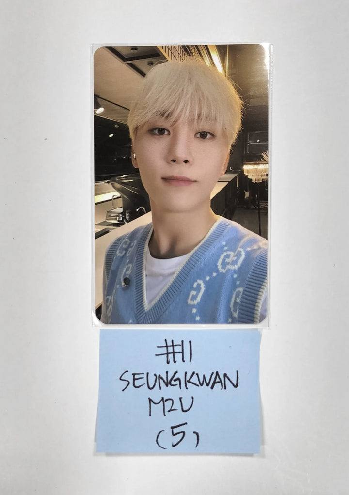 SEVENTEEN 'SECTOR 17' 4th Album Repackage - M2U Lucky Draw Event Slim PVC Photocard Round 2 - HALLYUSUPERSTORE