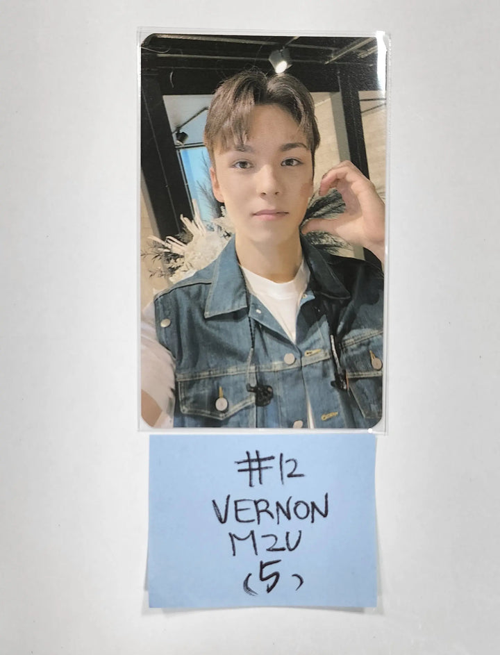 SEVENTEEN 'SECTOR 17' 4th Album Repackage - M2U Lucky Draw Event Slim PVC Photocard Round 2 - HALLYUSUPERSTORE