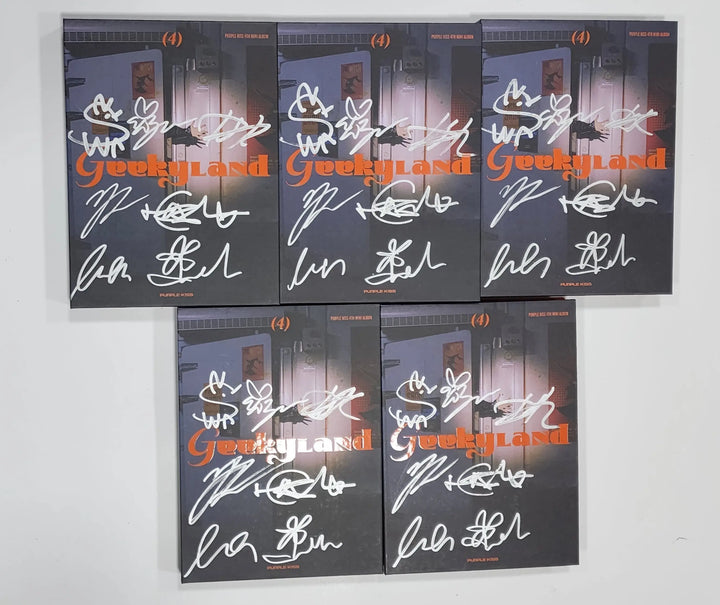 Purple Kiss - 4th Mini Album - Hand Autographed(Signed) Promo Album - HALLYUSUPERSTORE