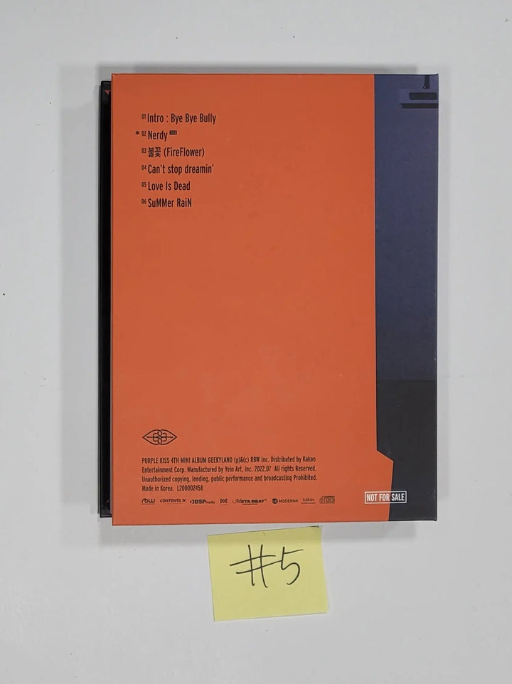 Purple Kiss - 4th Mini Album - Hand Autographed(Signed) Promo Album - HALLYUSUPERSTORE