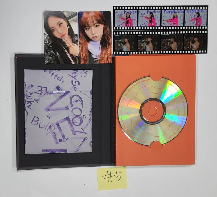 Purple Kiss - 4th Mini Album - Hand Autographed(Signed) Promo Album - HALLYUSUPERSTORE