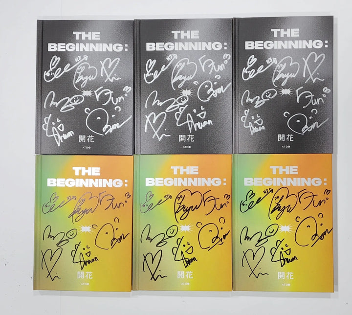 ATBO - 1st Mini Album "The Beginning : 開花" - Hand Autographed(Signed) Promo Album - HALLYUSUPERSTORE