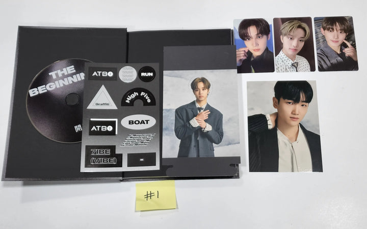 ATBO - 1st Mini Album "The Beginning : 開花" - Hand Autographed(Signed) Promo Album - HALLYUSUPERSTORE