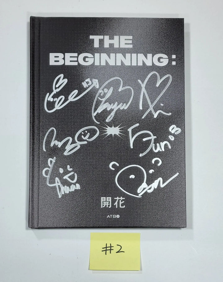 ATBO - 1st Mini Album "The Beginning : 開花" - Hand Autographed(Signed) Promo Album - HALLYUSUPERSTORE