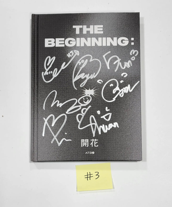 ATBO - 1st Mini Album "The Beginning : 開花" - Hand Autographed(Signed) Promo Album - HALLYUSUPERSTORE