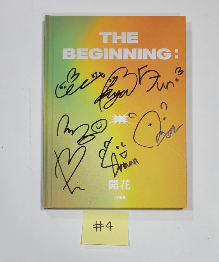 ATBO - 1st Mini Album "The Beginning : 開花" - Hand Autographed(Signed) Promo Album - HALLYUSUPERSTORE