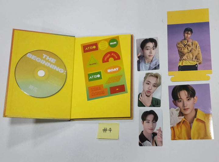 ATBO - 1st Mini Album "The Beginning : 開花" - Hand Autographed(Signed) Promo Album - HALLYUSUPERSTORE