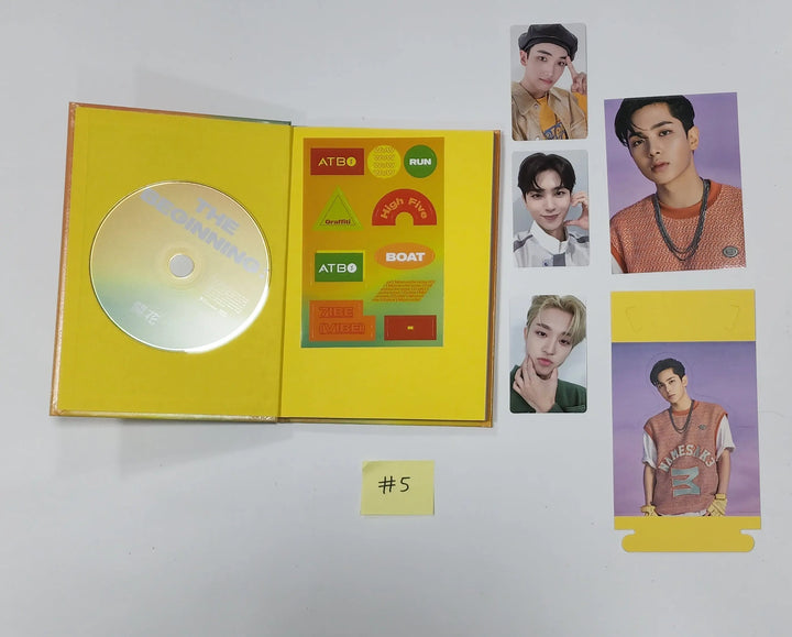 ATBO - 1st Mini Album "The Beginning : 開花" - Hand Autographed(Signed) Promo Album - HALLYUSUPERSTORE