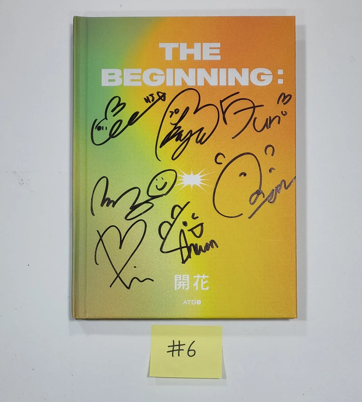 ATBO - 1st Mini Album "The Beginning : 開花" - Hand Autographed(Signed) Promo Album - HALLYUSUPERSTORE