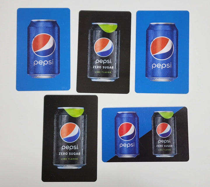 Wonyoung & Leeseo (Of IVE) Pepsi Event PVC PhotoCard - HALLYUSUPERSTORE