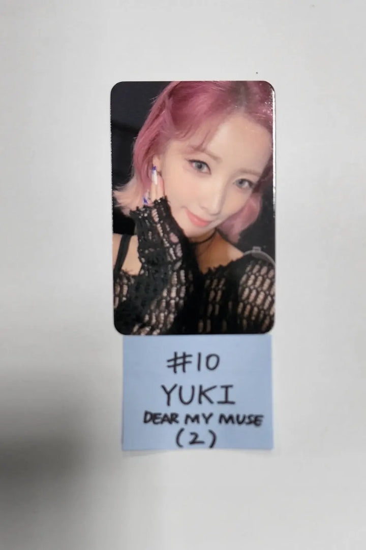 Purple Kiss 4th mini - Dear My Muse Pre-order Benefit Photocard - HALLYUSUPERSTORE