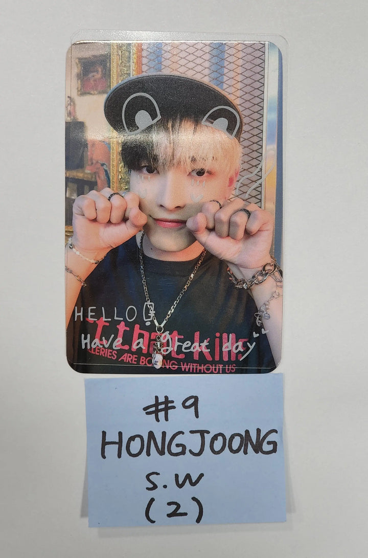 Ateez "The World Ep.1 - MOVEMENT" - Soundwave Luckydraw PVC PhotoCard + Signature Printed Photocard - HALLYUSUPERSTORE