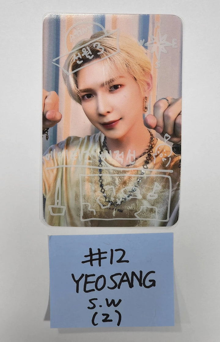 Ateez "The World Ep.1 - MOVEMENT" - Soundwave Luckydraw PVC PhotoCard + Signature Printed Photocard - HALLYUSUPERSTORE