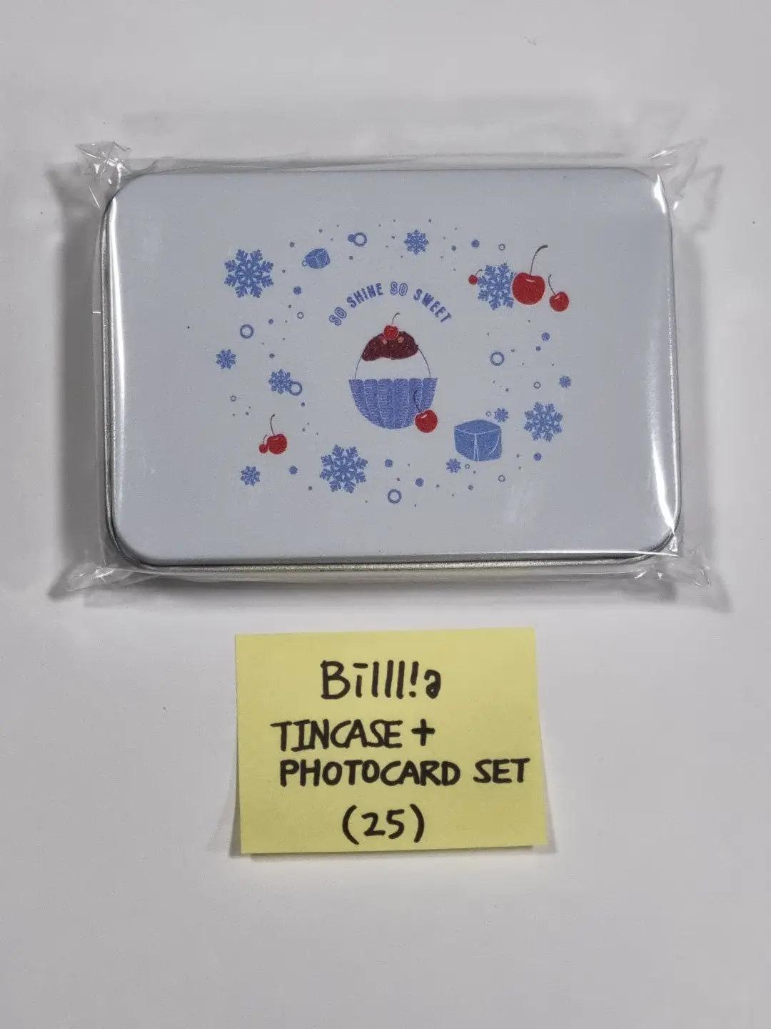 Billlie 'track by YOON: 팥빙수' - Dear My Muse Photocard + Tin case - HALLYUSUPERSTORE
