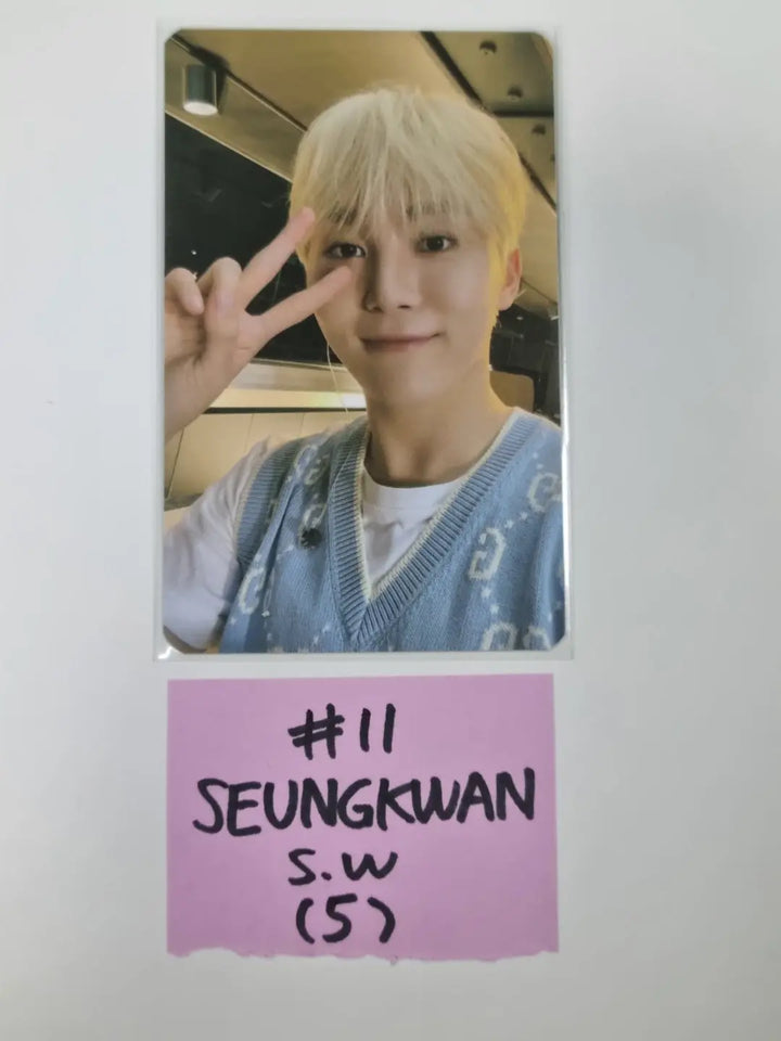 SEVENTEEN 'SECTOR 17' 4th Album Repackage - Soundwave Lucky Draw Event Slim PVC Photocard Round 2 - HALLYUSUPERSTORE