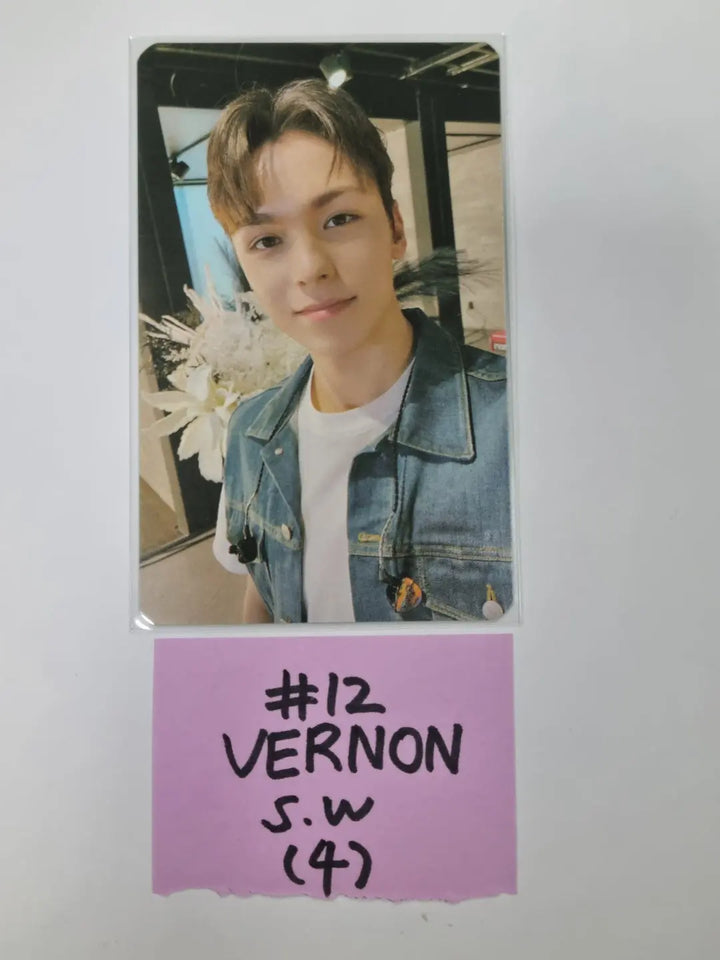 SEVENTEEN 'SECTOR 17' 4th Album Repackage - Soundwave Lucky Draw Event Slim PVC Photocard Round 2 - HALLYUSUPERSTORE
